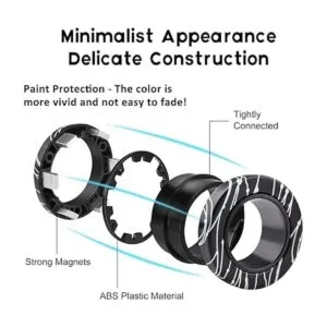 Chnaivy Juego de 6 anillos magnéticos giratorios_2