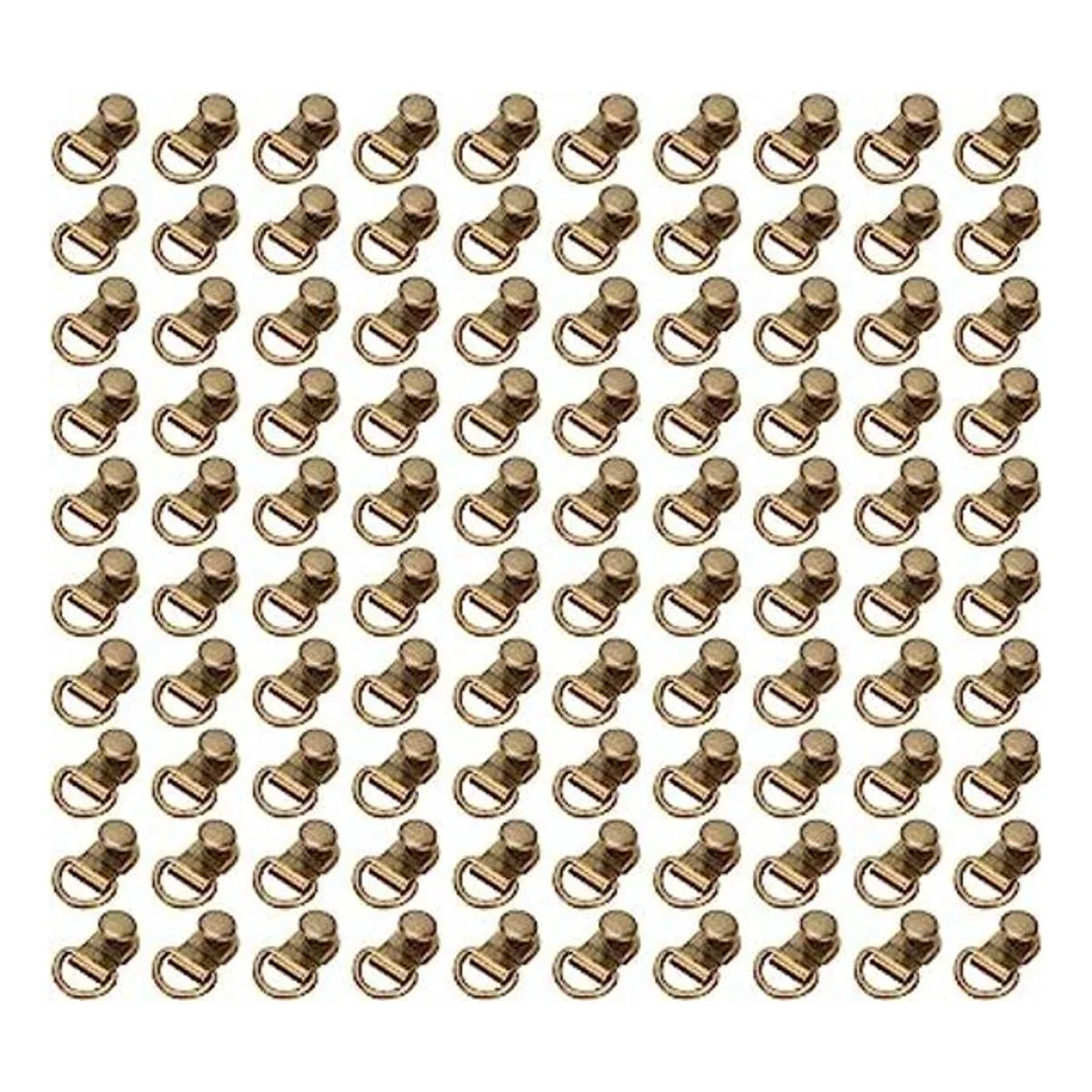 Juego de 100 ganchos de bronce de 0.354 x 0.551 in_1