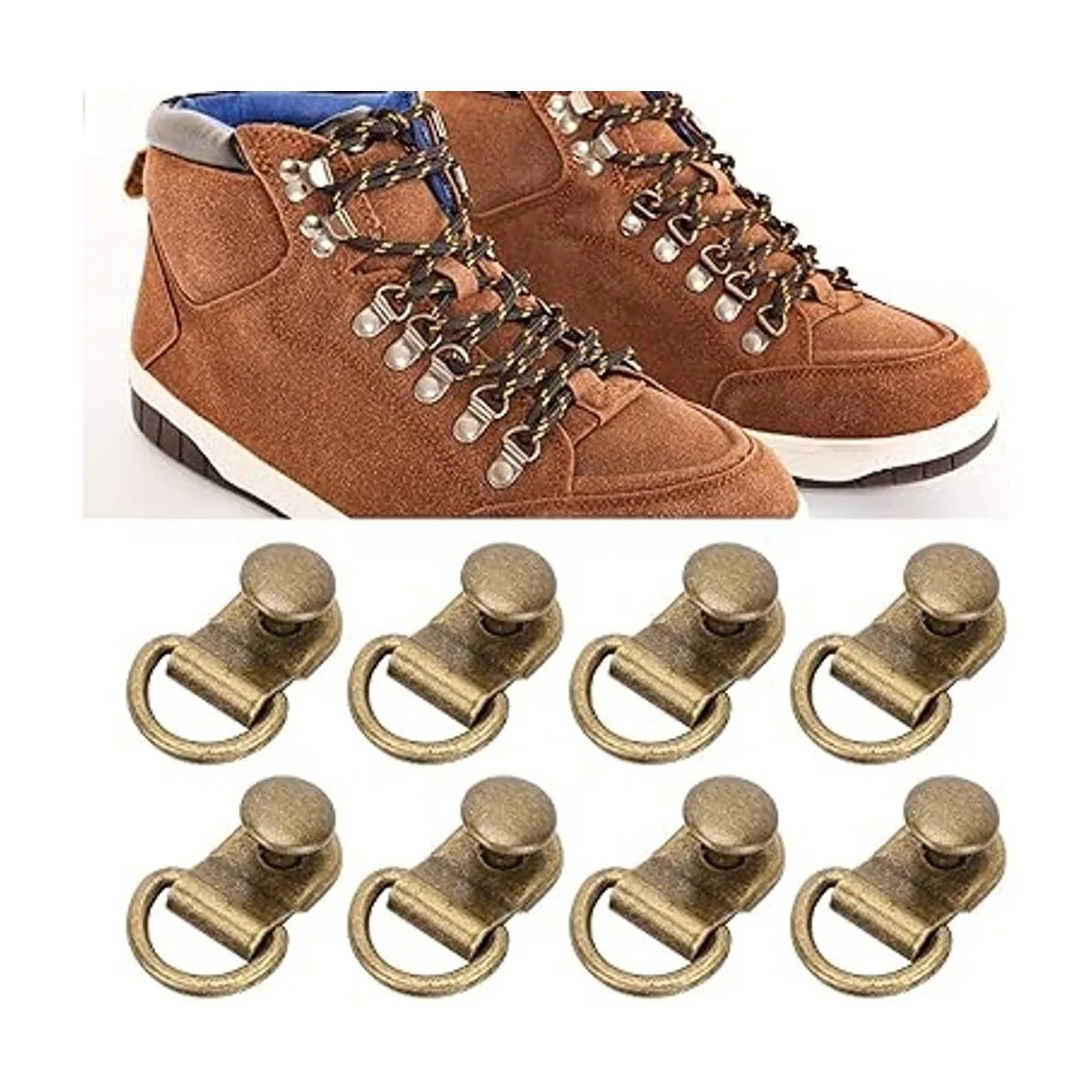 Juego de 100 ganchos de bronce de 0.354 x 0.551 in_2