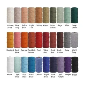 NOANTA Cordón de macramé gris de 0.118 in x 150 yardas_7