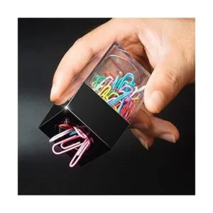 2 cajas dispensadoras de clip de papel magnético con 200_2