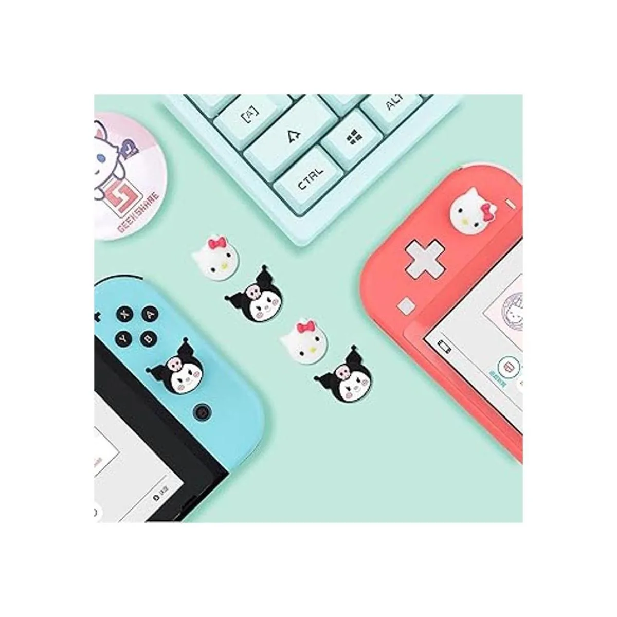 DLseego Thumb Grip Caps Compatible with Switch Lite_2
