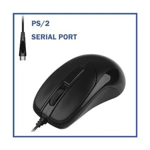 MCSaite Mouse óptico PS2 con cable 3 botones con_2