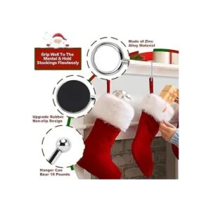 Soportes de calcetín de Navidad para manta paquete de 6_5