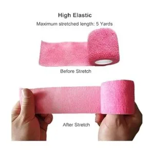 Baisunt Paquete de 6 vendajes cohesivos de 2 pulgadas_4