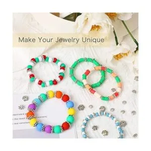 FEBSNOW Aproximadamente 160 piezas de cuentas espaciadoras_4