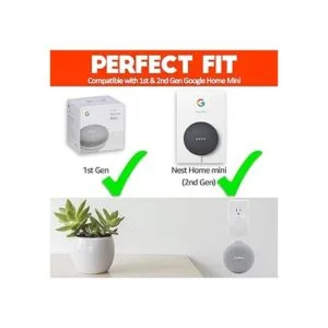 AMORTEK Soporte de pared para Google Nest Mini Home Mini_2