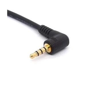 Cable de audio TRRS corto de 0.138 in chapado en oro de_4