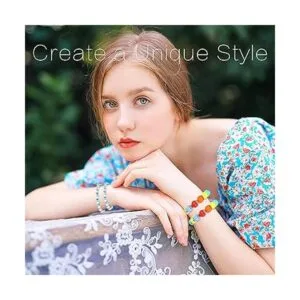 FEBSNOW Aproximadamente 160 piezas de cuentas espaciadoras_6