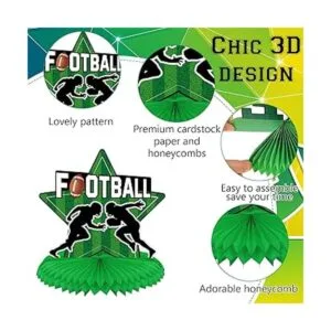 12 piezas de decoración de fiesta de fútbol americano_3