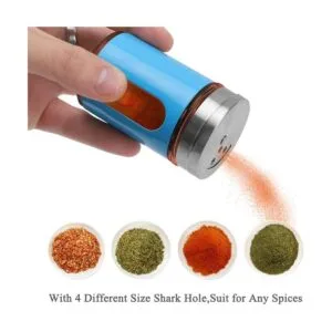 Accmor 2 saleros y pimientos coctelera de acero_5