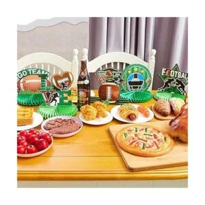 12 piezas de decoración de fiesta de fútbol americano_5