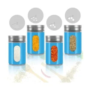 Accmor 2 saleros y pimientos coctelera de acero_4