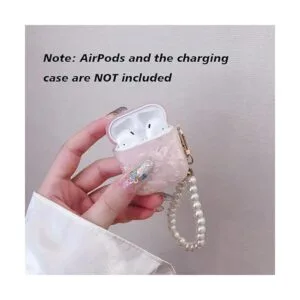 ZHIRUAN Funda protectora para Airpods con llavero de_2