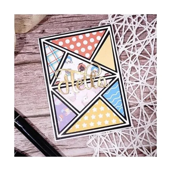 Rectangle Triangle Frame Metal Die CutsRectangular_4