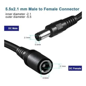 Cable de extensión de 0.083 in x 0.217 in adaptador de_4
