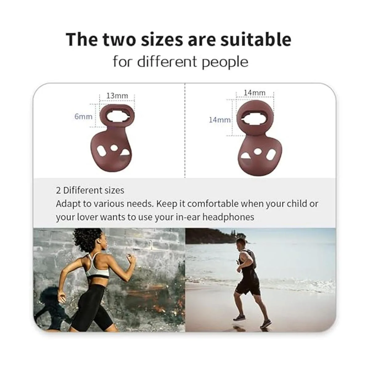 8 pares para Galaxy Buds Live Puntas de oreja de_3