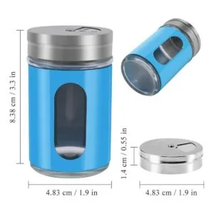 Accmor 2 saleros y pimientos coctelera de acero_7