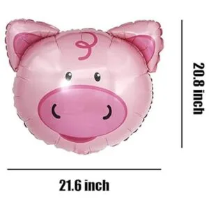 HORUIUS Globos de animales de granja globo de Mylar con_3