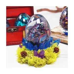 Moldes de resina de silicona para huevos de dragón en 3D_2