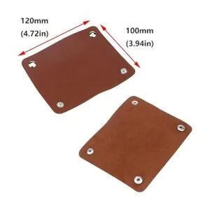 Antrader Paquete de 4 fundas de cuero con asa de bolso_3