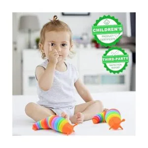 Cevioce Juguete sensorial para ansiedad con babosas para_2