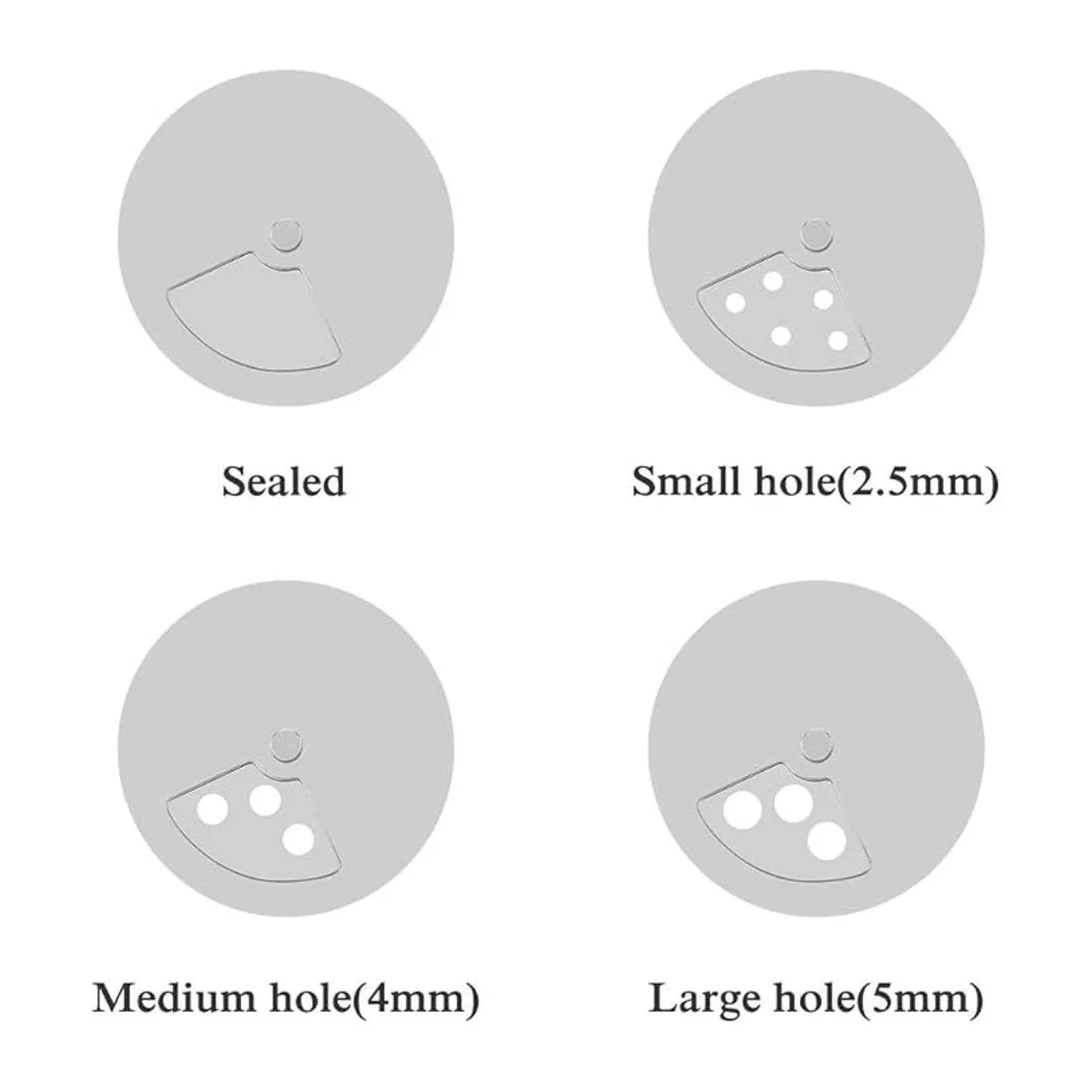 Accmor 2 saleros y pimientos coctelera de acero_3