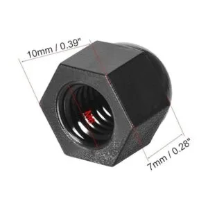 Uxcell Tuercas hexagonales para tornillos de nailon 10_2