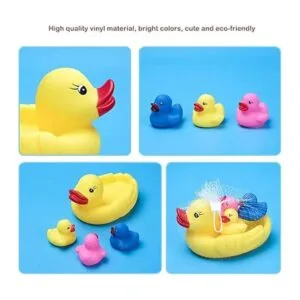 Juguetes de pato de baño patos de goma patos familiares_3