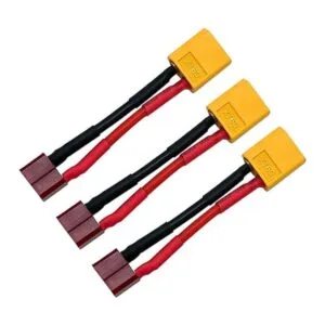 6 unidades Deans T a XT60 macho hembra adaptador de_4
