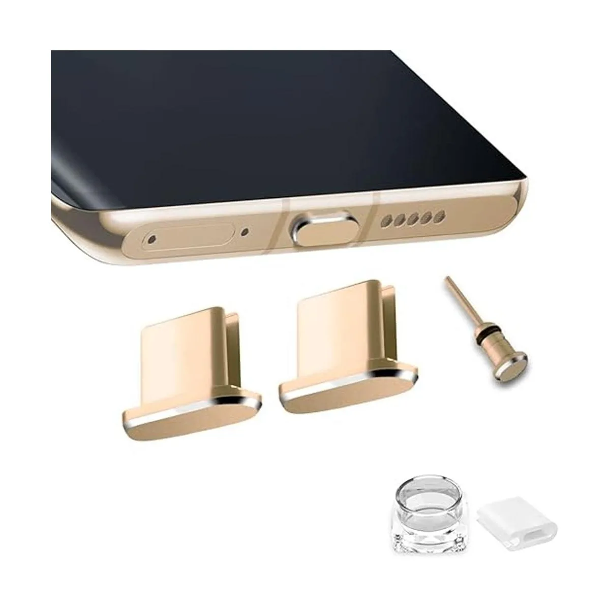 VIWIEU Tapones antipolvo USB tipo C tapas protectoras de_1