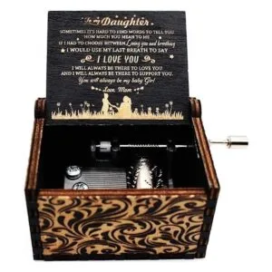 HEZNZXQ Caja de música de madera cajas de música You are_1