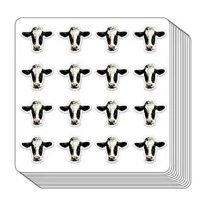 Pegatinas planificadoras de cabeza de vaca 0.5 pulgadas_1