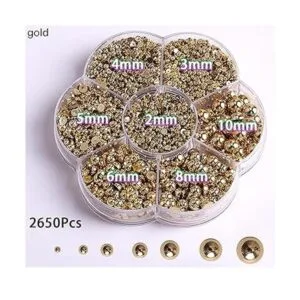 5300 cuentas de media perlas doradas y plateadas tamaños_2