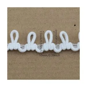 ZCZQC Correa elástica de 0.591 in de ancho color blanco_2