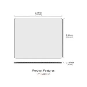 LTHAOGUO Alfombrilla de mouse de flores florales de_2