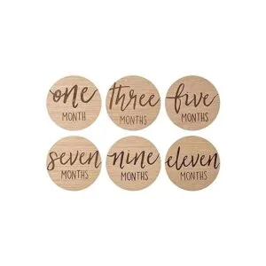 Kate Milo Discos de marcador de hitos mensuales para_2