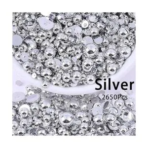 5300 cuentas de media perlas doradas y plateadas tamaños_4