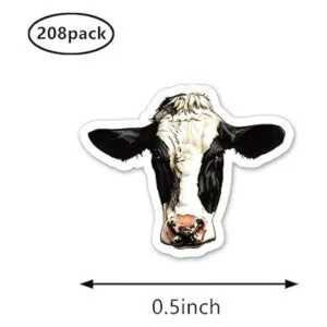 Pegatinas planificadoras de cabeza de vaca 0.5 pulgadas_2