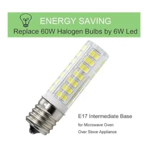 Bombilla LED E17 para horno microondas sobre estufa 6 W_2