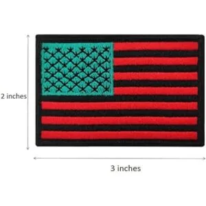 Parche bordado para planchar con la bandera de frica_2