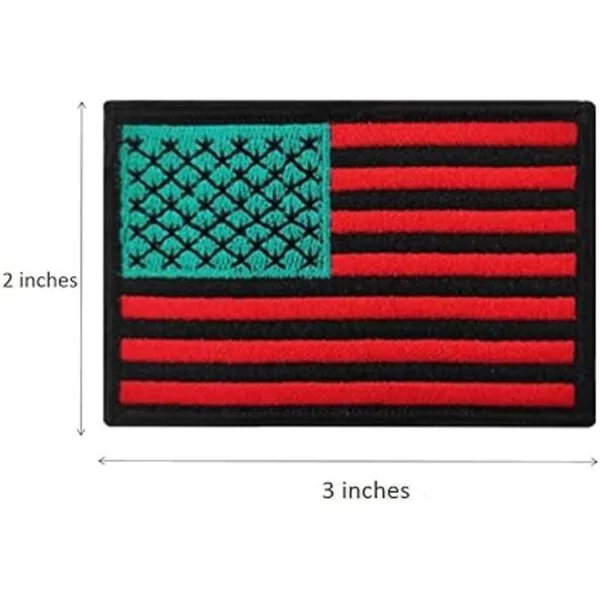 Parche bordado para planchar con la bandera de frica_2