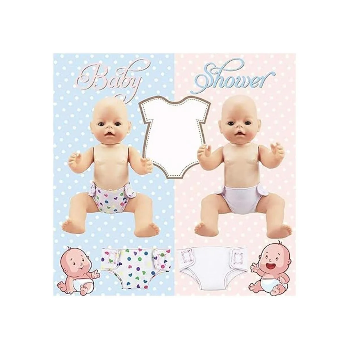 DCBEAUTIFUL Paquete de 4 pañales de bebé para muñecas de_6