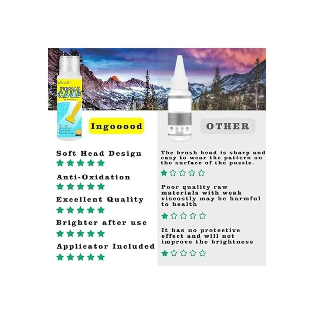 InGooood Pegamento de rompecabezas pegamento de_5