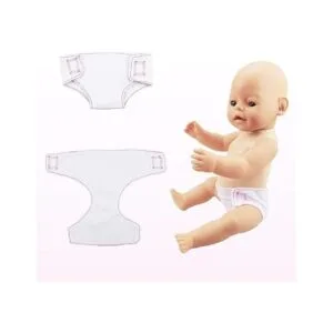 DCBEAUTIFUL Paquete de 4 pañales de bebé para muñecas de_5