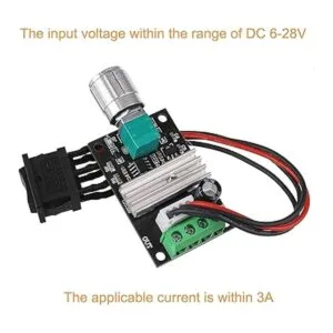BOJACK Controlador de velocidad del motor de 6 V 12 V 24 V_2