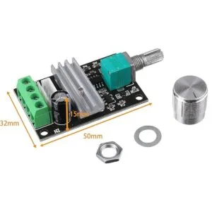 BOJACK Controlador de velocidad del motor de 6 V 12 V 24 V_4