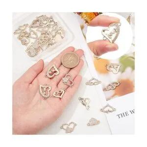 PH PandaHall Dijes de corazón 32 piezas de 8 estilos de_6