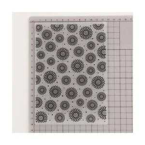 WooYangFun 1 carpeta de estampado de girasol de flor de_2