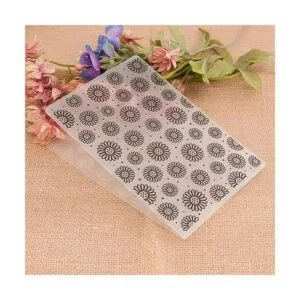 WooYangFun 1 carpeta de estampado de girasol de flor de_3